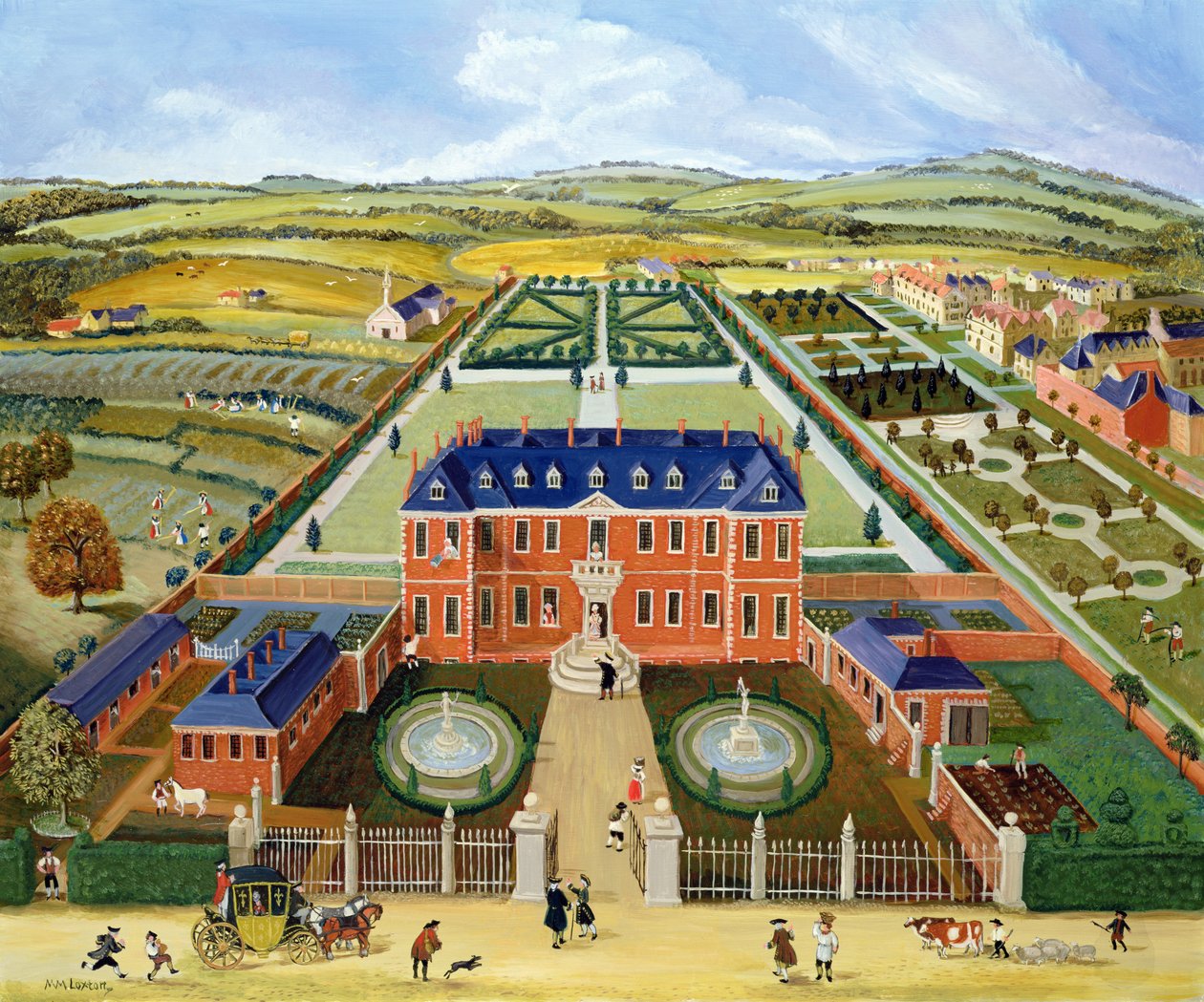 Burlington House, London af Margaret Loxton