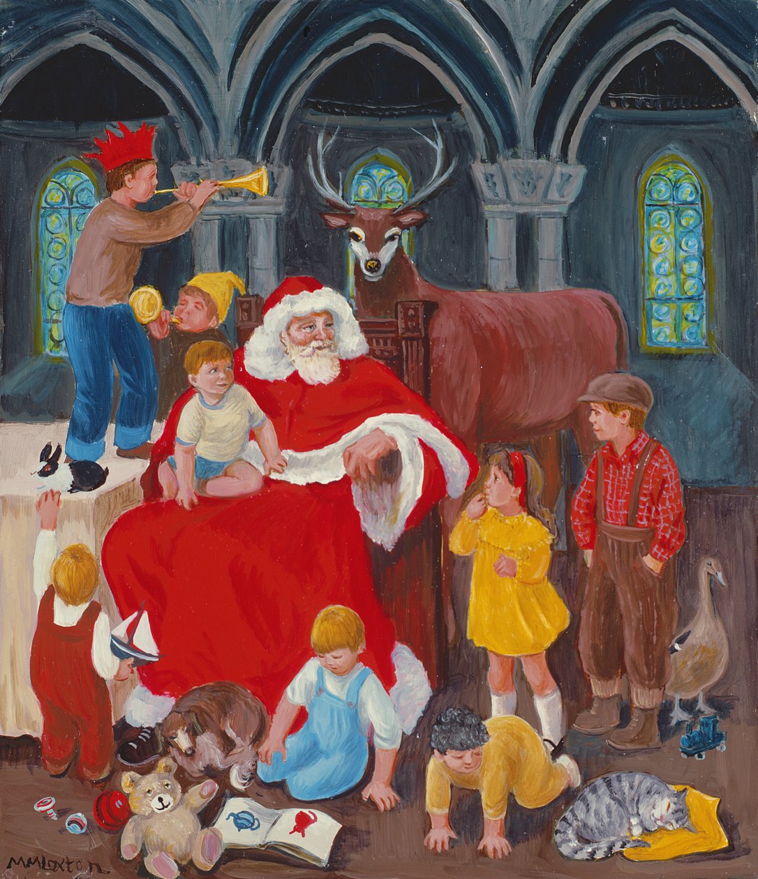 Julemanden juleaften af Margaret Loxton
