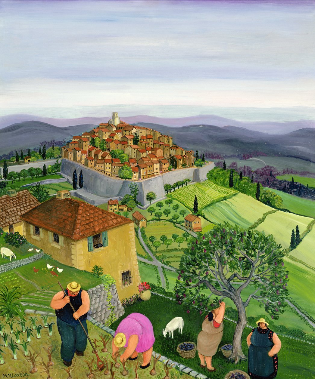 St Paul de Vence af Margaret Loxton