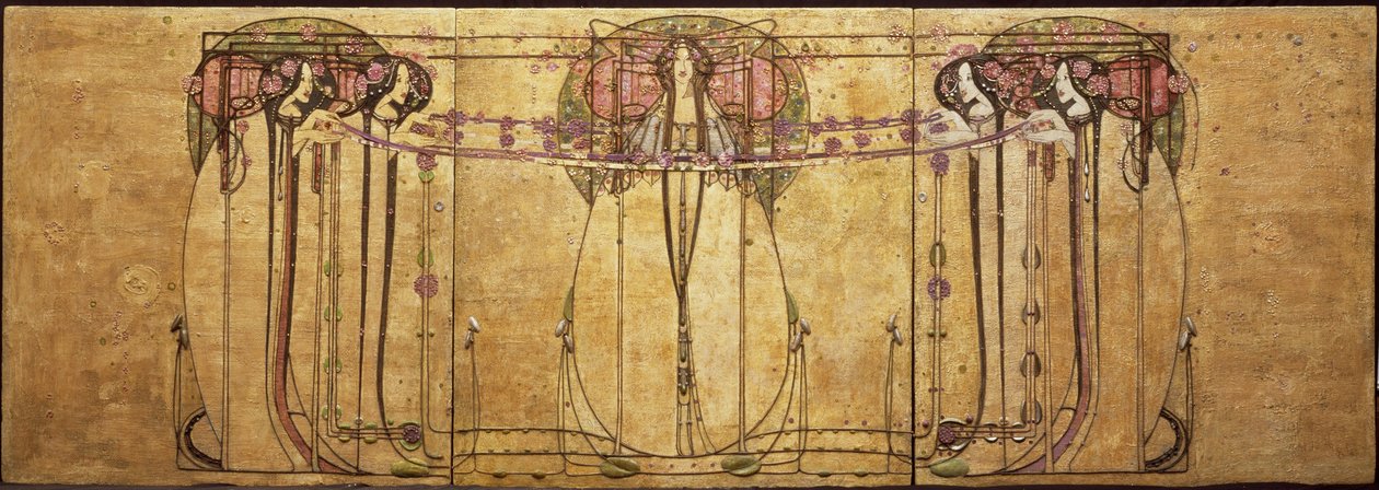 Toukokuun kuningatar af Margaret MacDonald Mackintosh