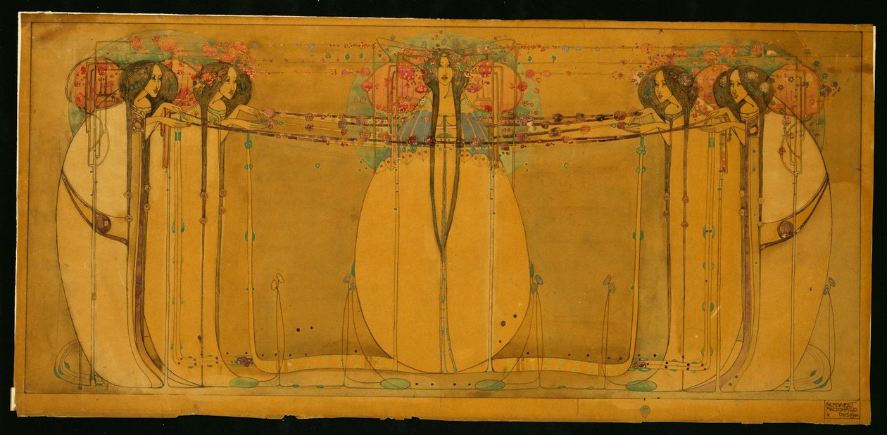 maj-dronningen af Margaret MacDonald Mackintosh