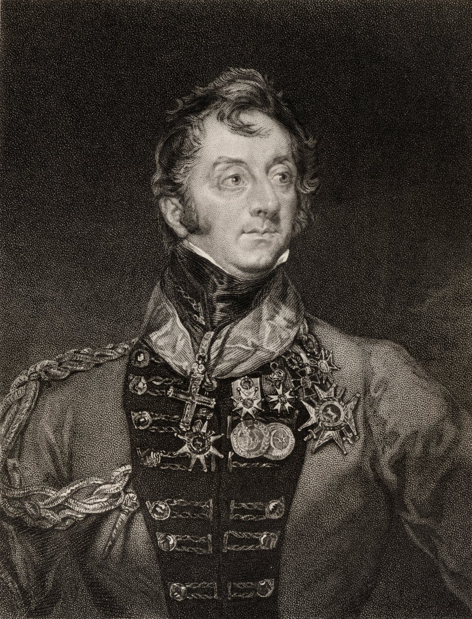 Sir Charles William Doyle (1770-1842) graveret af Thomas Hodgetts (fl.1801-46) 1827 af Margaret Sarah Carpenter