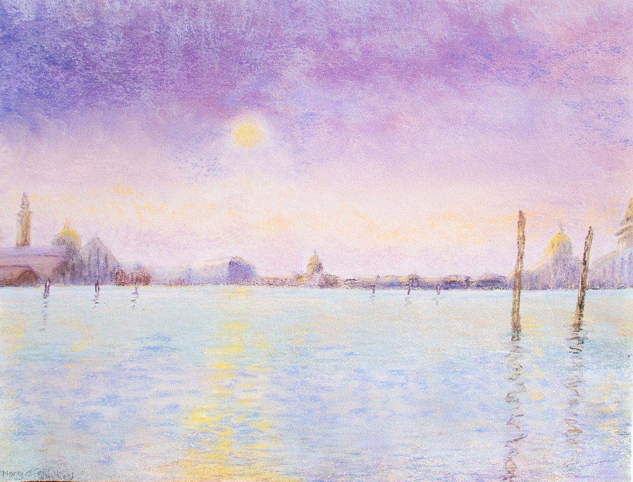 Venedig, 1995 (pastel) af Margo Starkey