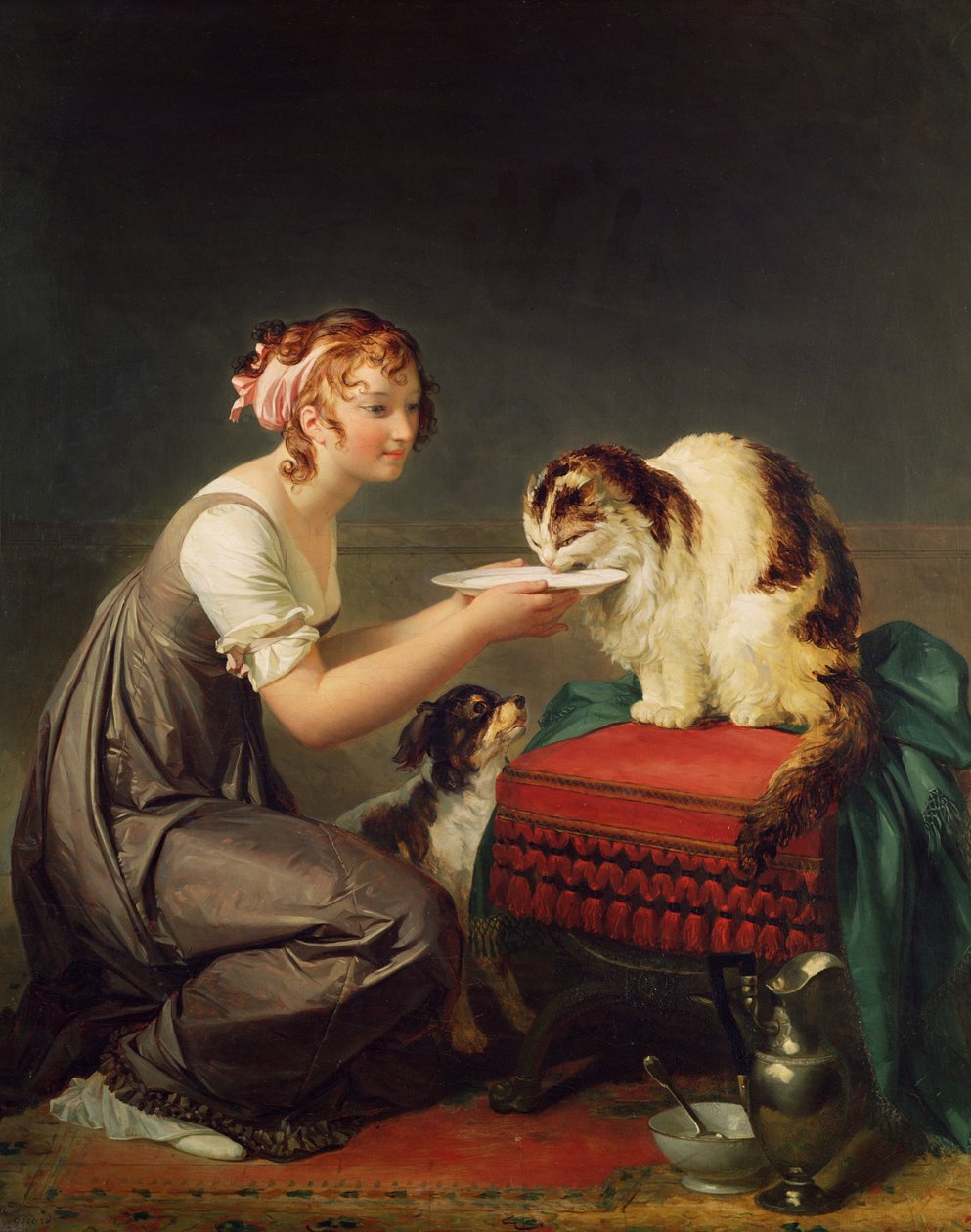Kattens frokost af Marguerite Gerard