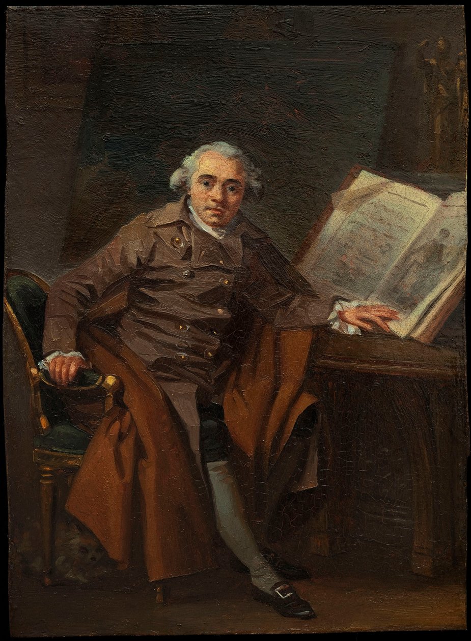 Portræt af Jean-Jacques Lagrenée 1739-1821, ca. 1787. af Marguerite Gerard