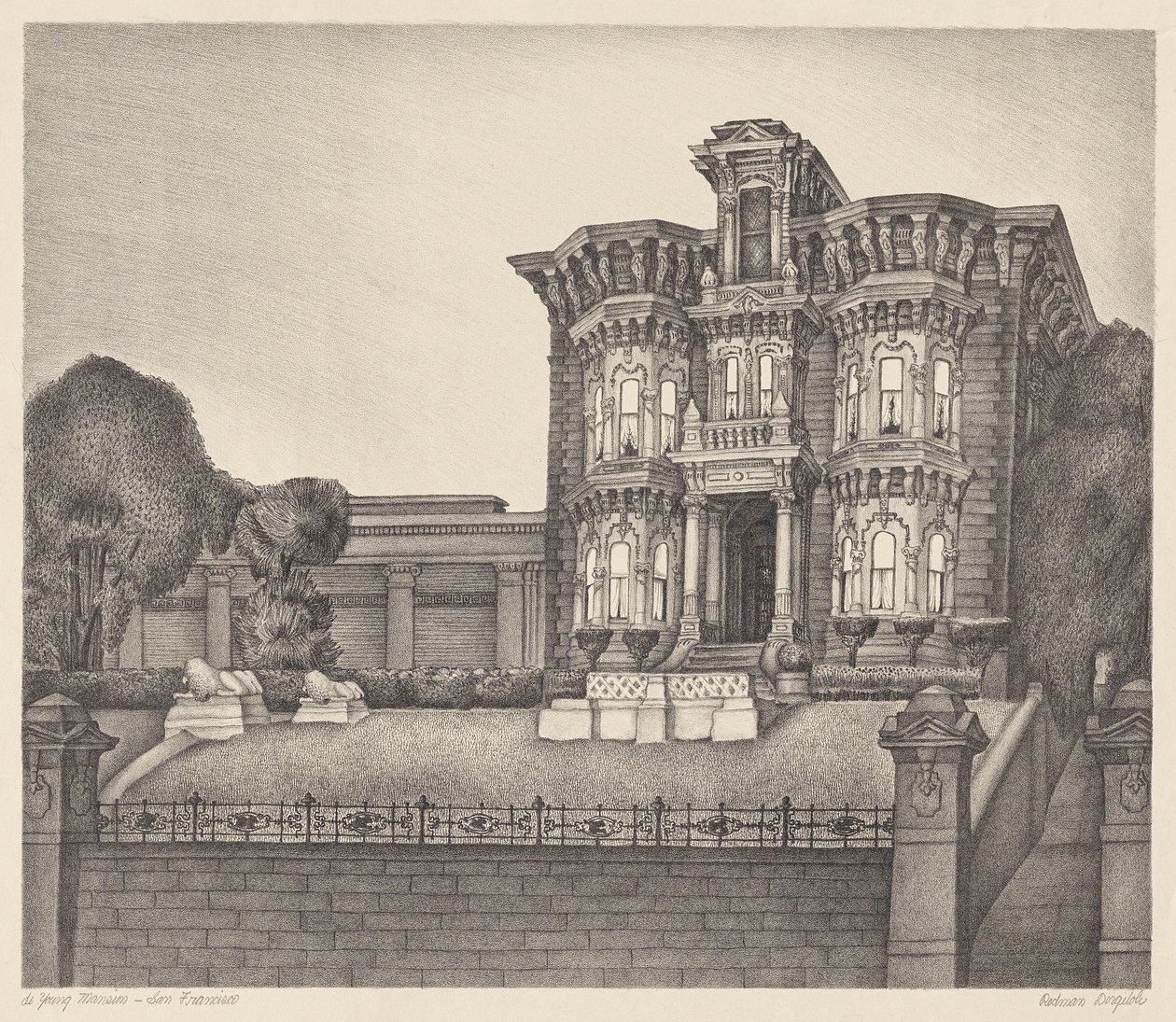 M.H. fra Young Mansion, San Francisco af Marguerite Redman Dorgeloh