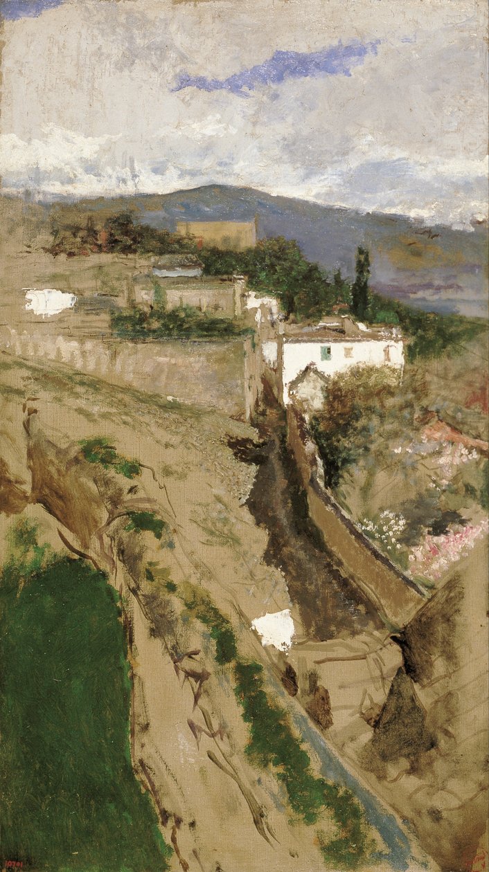 Granada Landskab af Marià Fortuny