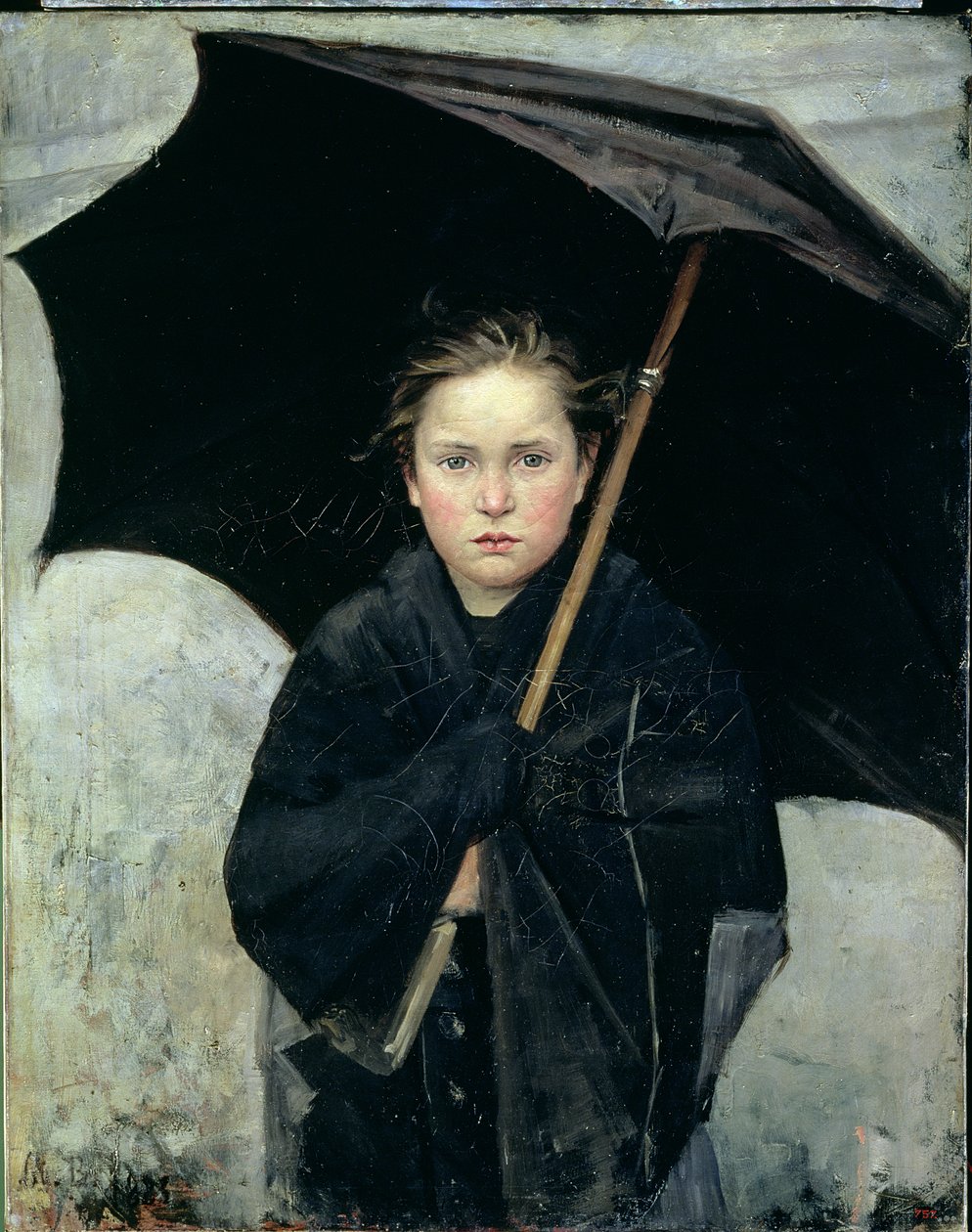 Paraplyen, 1883 af Maria Konstantinova Bashkirtseva