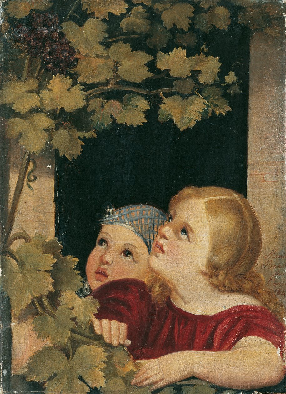 To børn ved vinduet af Maria Beatrice