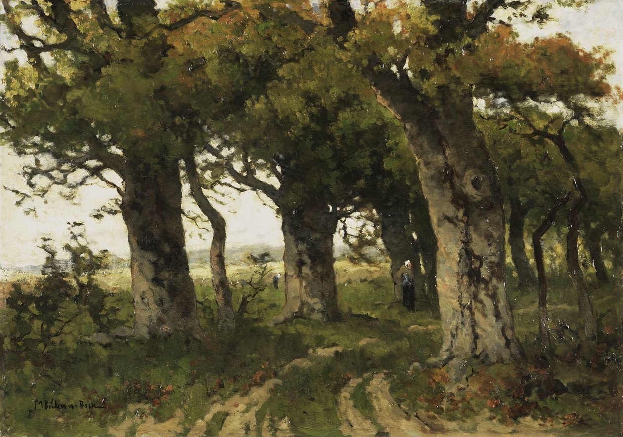 Avenue of Oaks i sensommeren af Maria Bilders van Bosse
