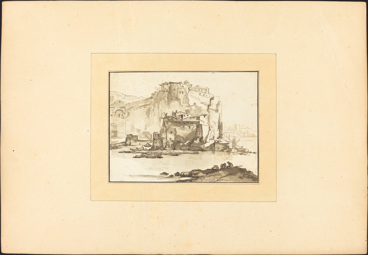 Middelhavets havlandskab af Maria Catharina Prestel after Thomas Wyck