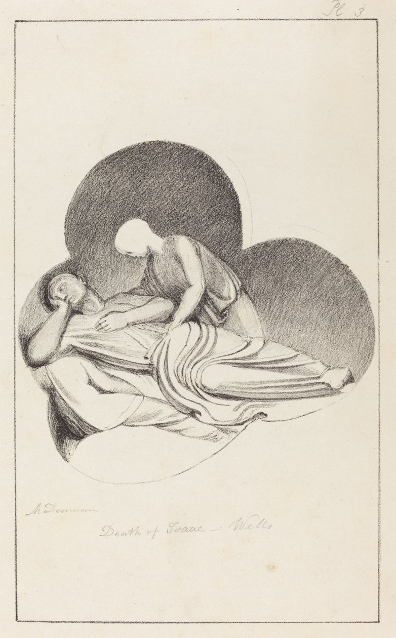 Isaacs død, fra Wells Cathedral af Maria Denman after John Flaxman