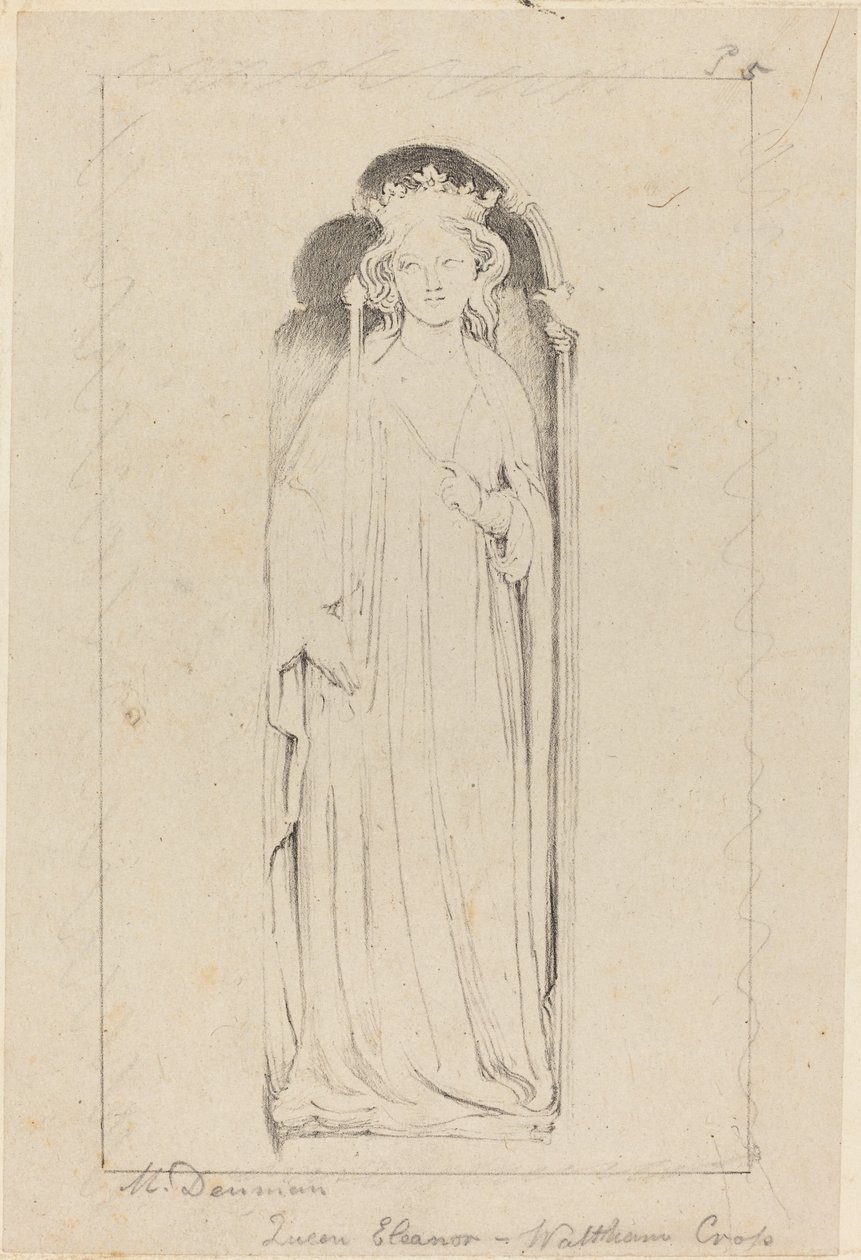 Queen Eleanor, fra Waltham Cross af Maria Denman after John Flaxman