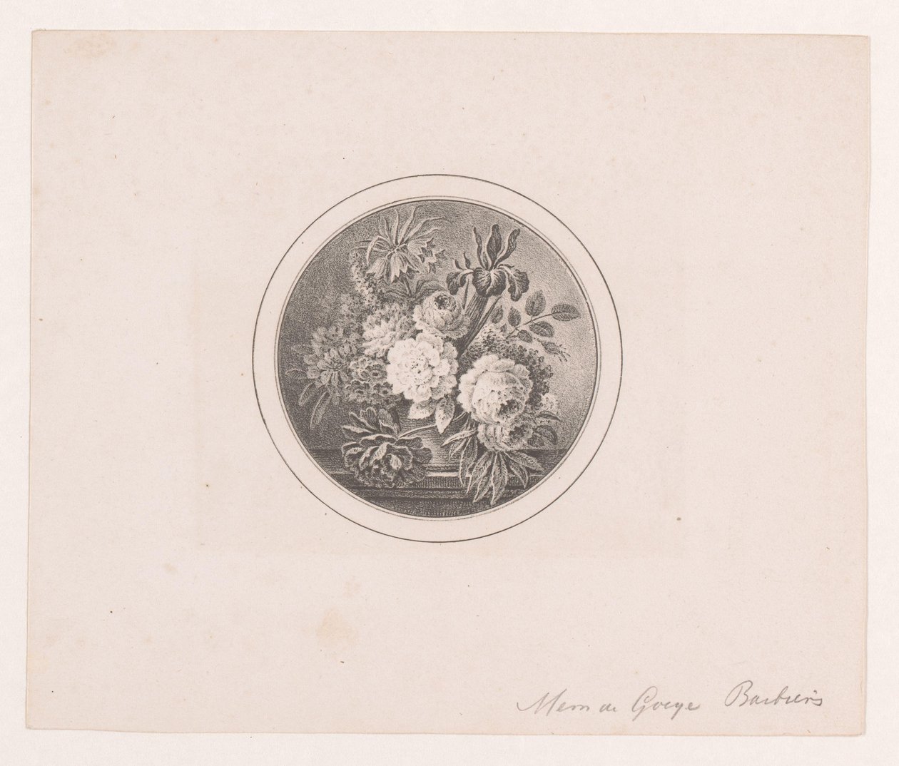 Blomster i en vase af Maria Geertruida de Goeje Barbiers (attributed to)