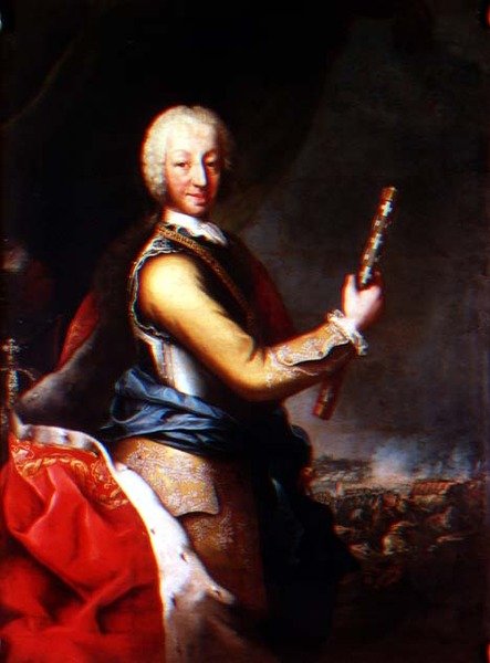 Portræt af Carlo Emanuele III af Savoyen, konge af Sardinien (1701-73) af Maria Giovanna Battista Clementi