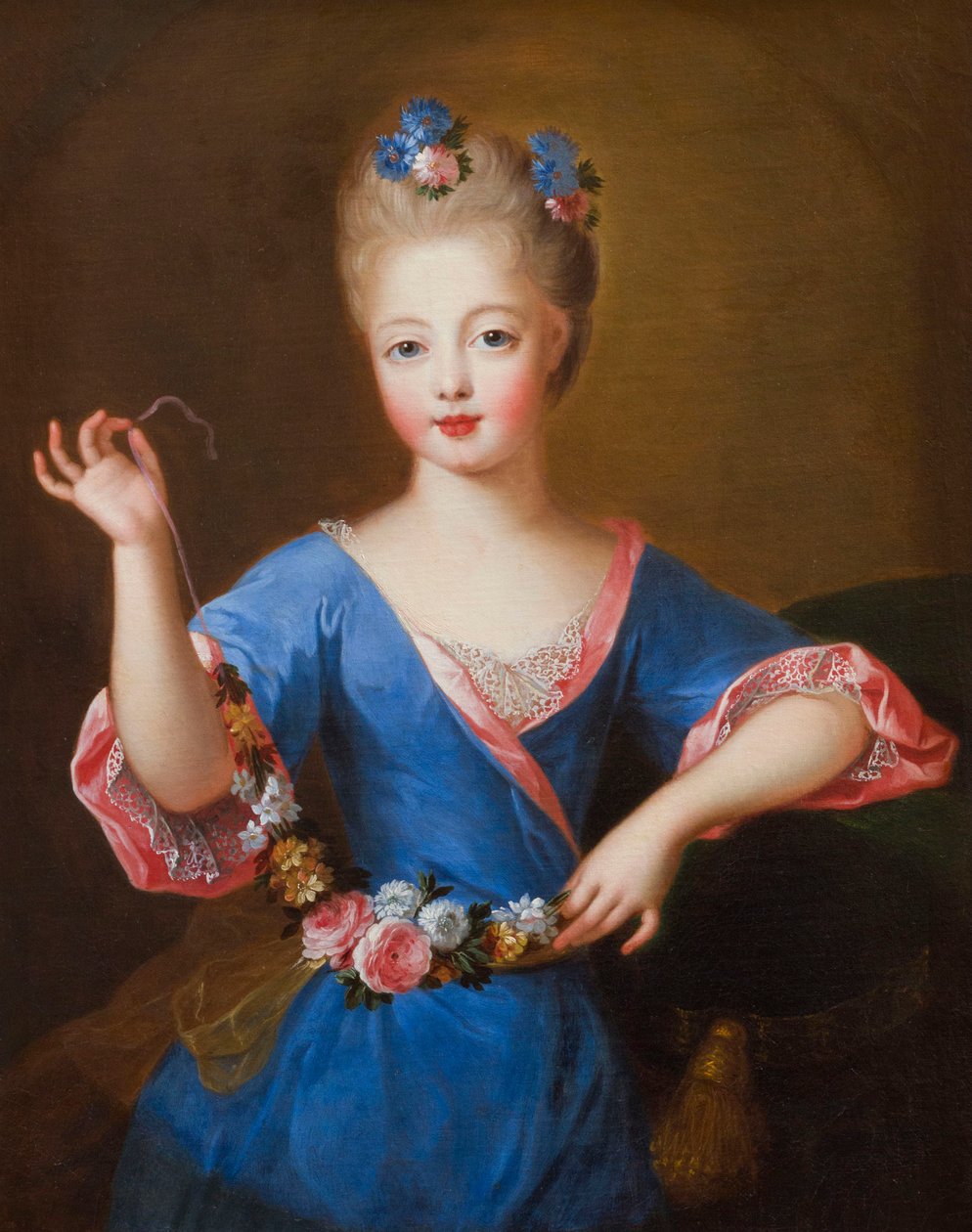 Portræt af Elisabeth af Lorraine (1711-1741) af Maria Giovanna Battista Clementi