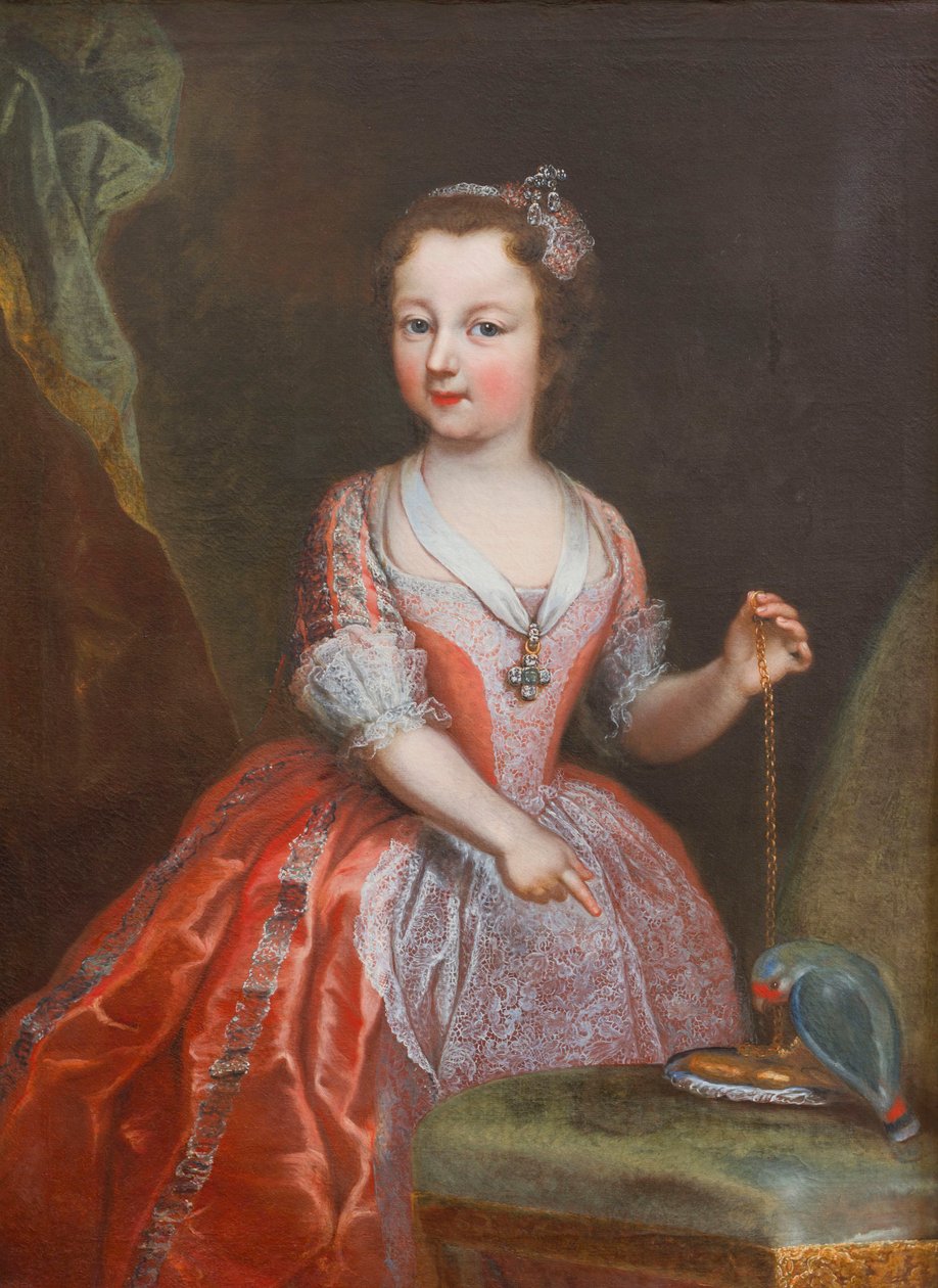 Portræt af Maria Luisa af Savoyen (1688-1717) af Maria Giovanna Battista Clementi