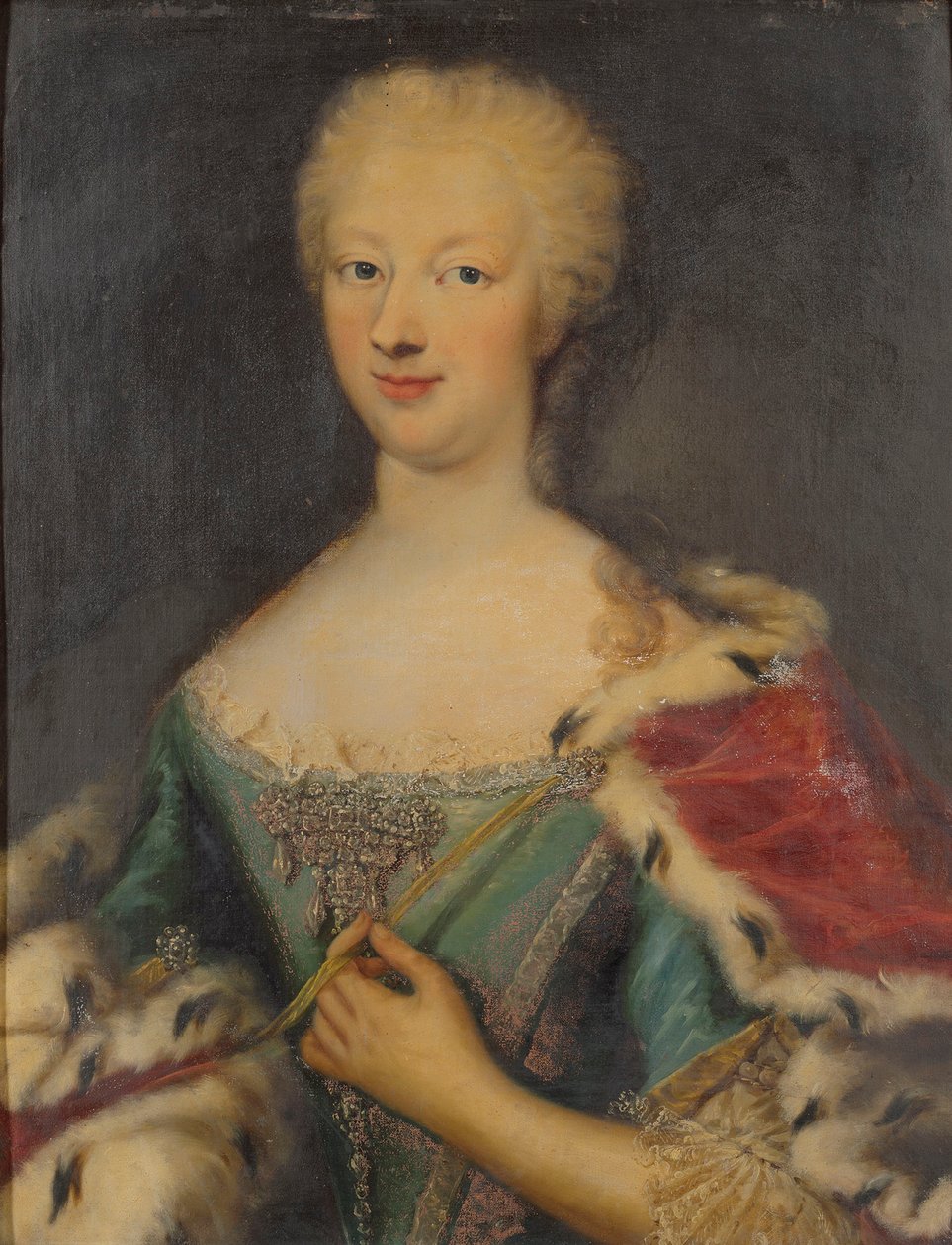 Polyxena af Hessen-Rotenburg 1706-1735, dronning af Sardinien, første tredjedel af det 18. århundrede. af Maria Giovanna Clementi