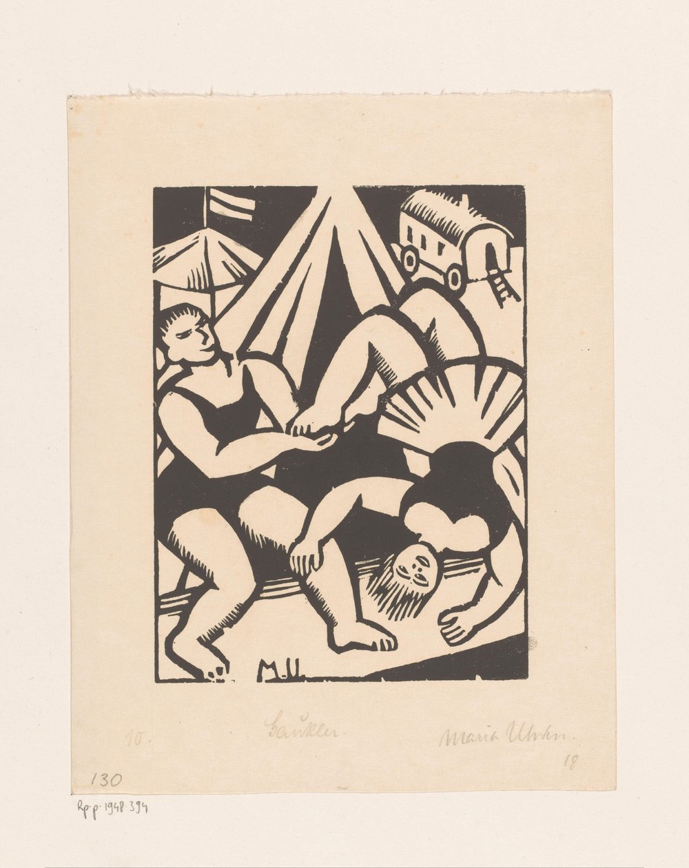 Gaukler (original titel på objekt) af Maria Uhden (signed by artist)