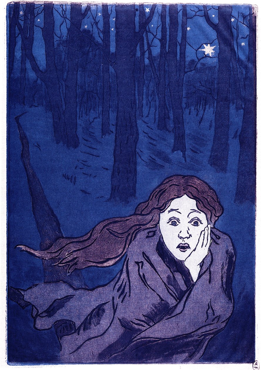 Frygten, 1893-1894 af Maria Vasilyevna Yakunchikova