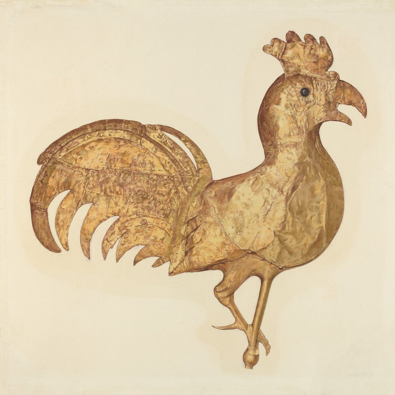Vejrhane: Hane, ca. 1939. af Marian Page