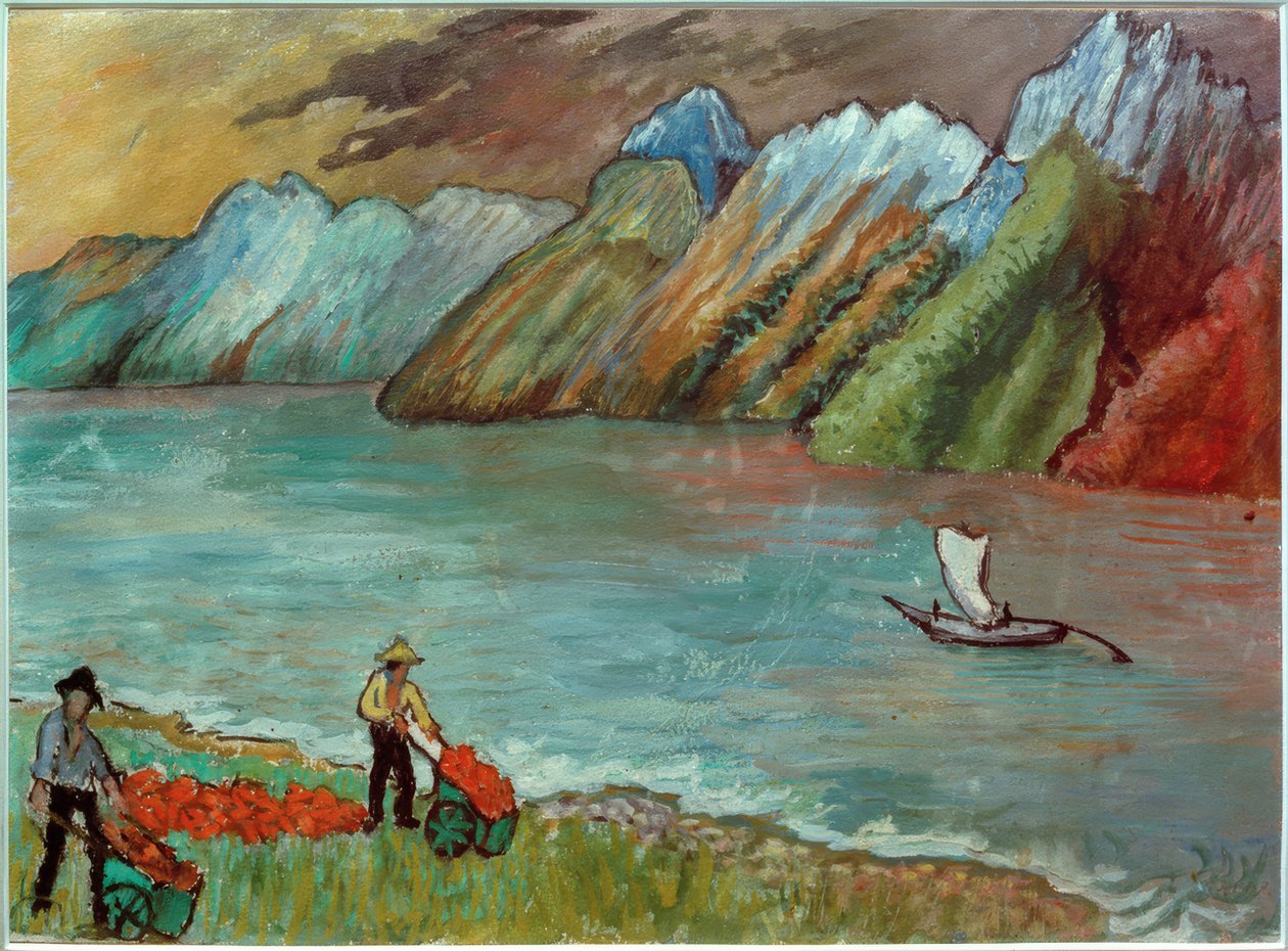 Seelandschaft af Marianne von Werefkin