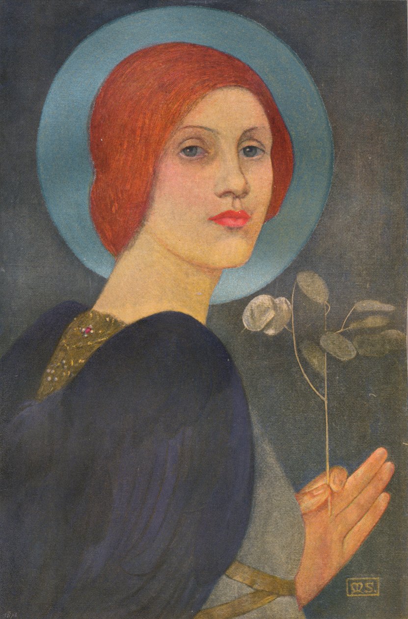 En engel, c1905 af Marianne Stokes