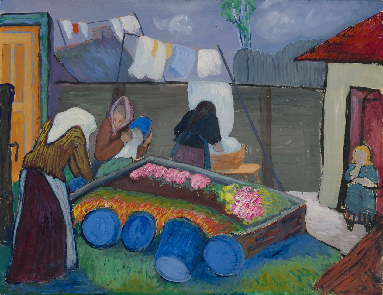 Vaskekoner, 1904. af Marianne von Werefkin