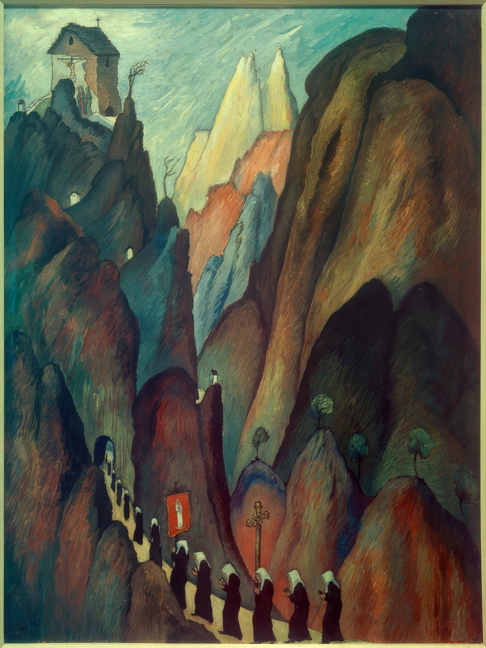 Korsvejen II af Marianne von Werefkin