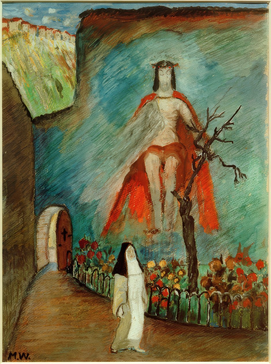 Klostergarten af Marianne von Werefkin