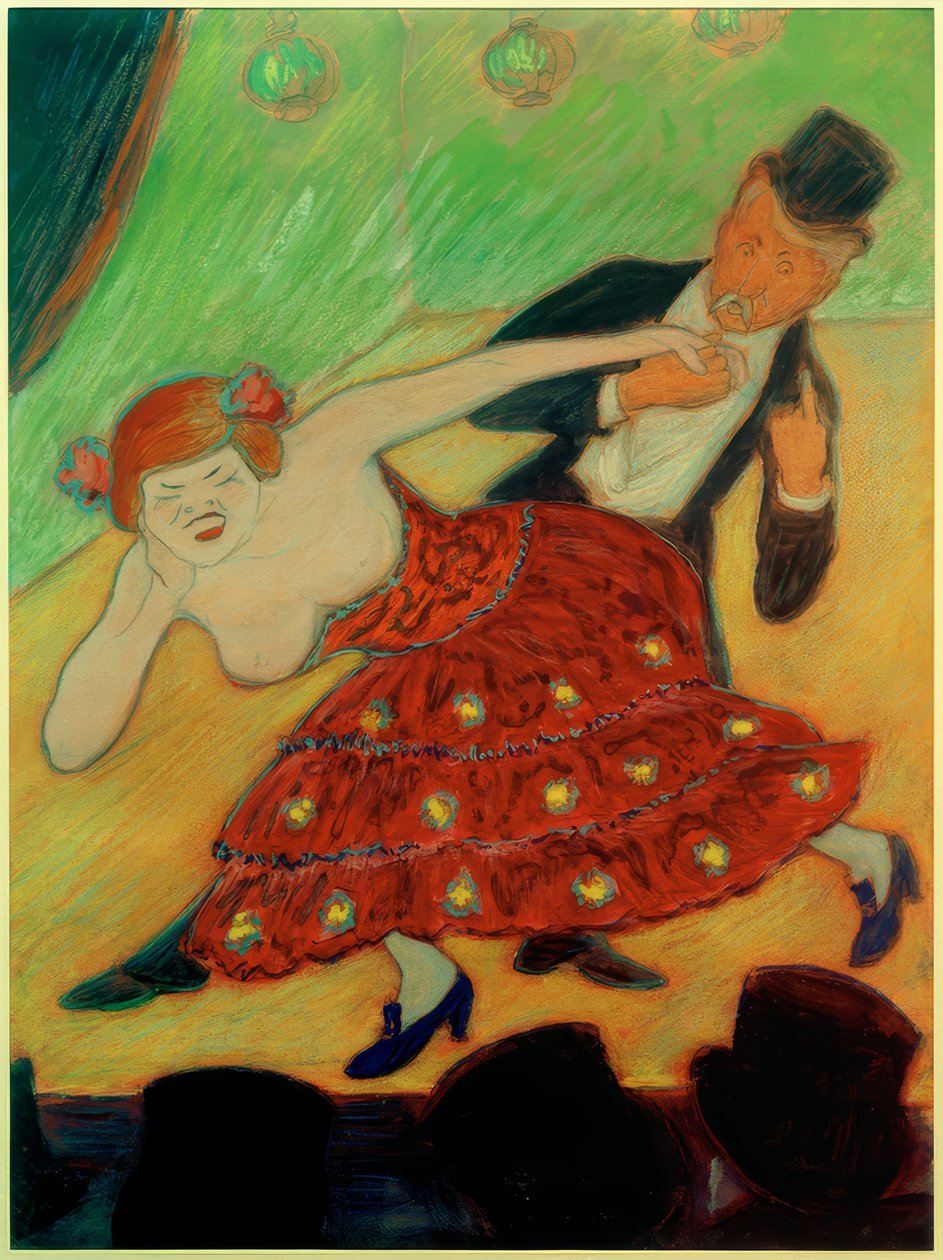 Dansende par af Marianne von Werefkin