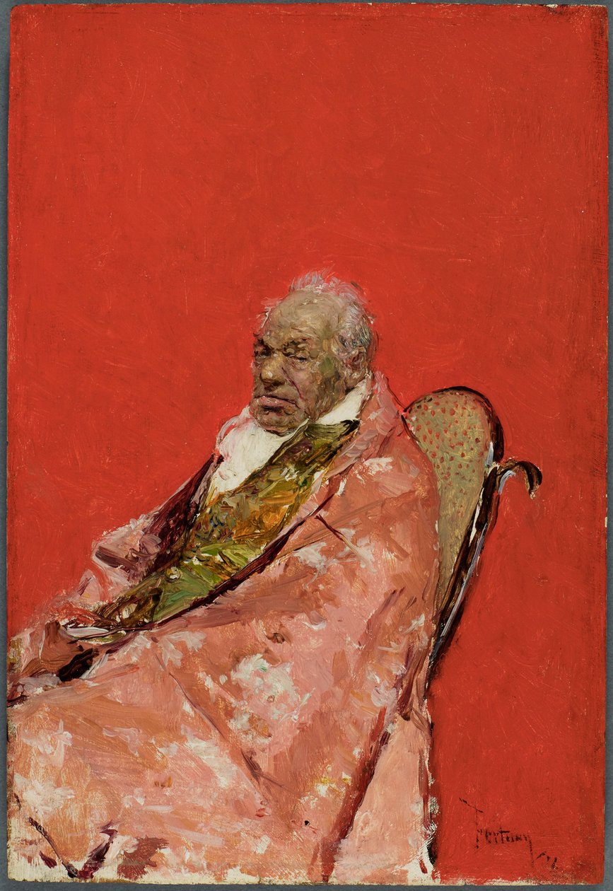Ein Geistlicher af Mariano Fortuny