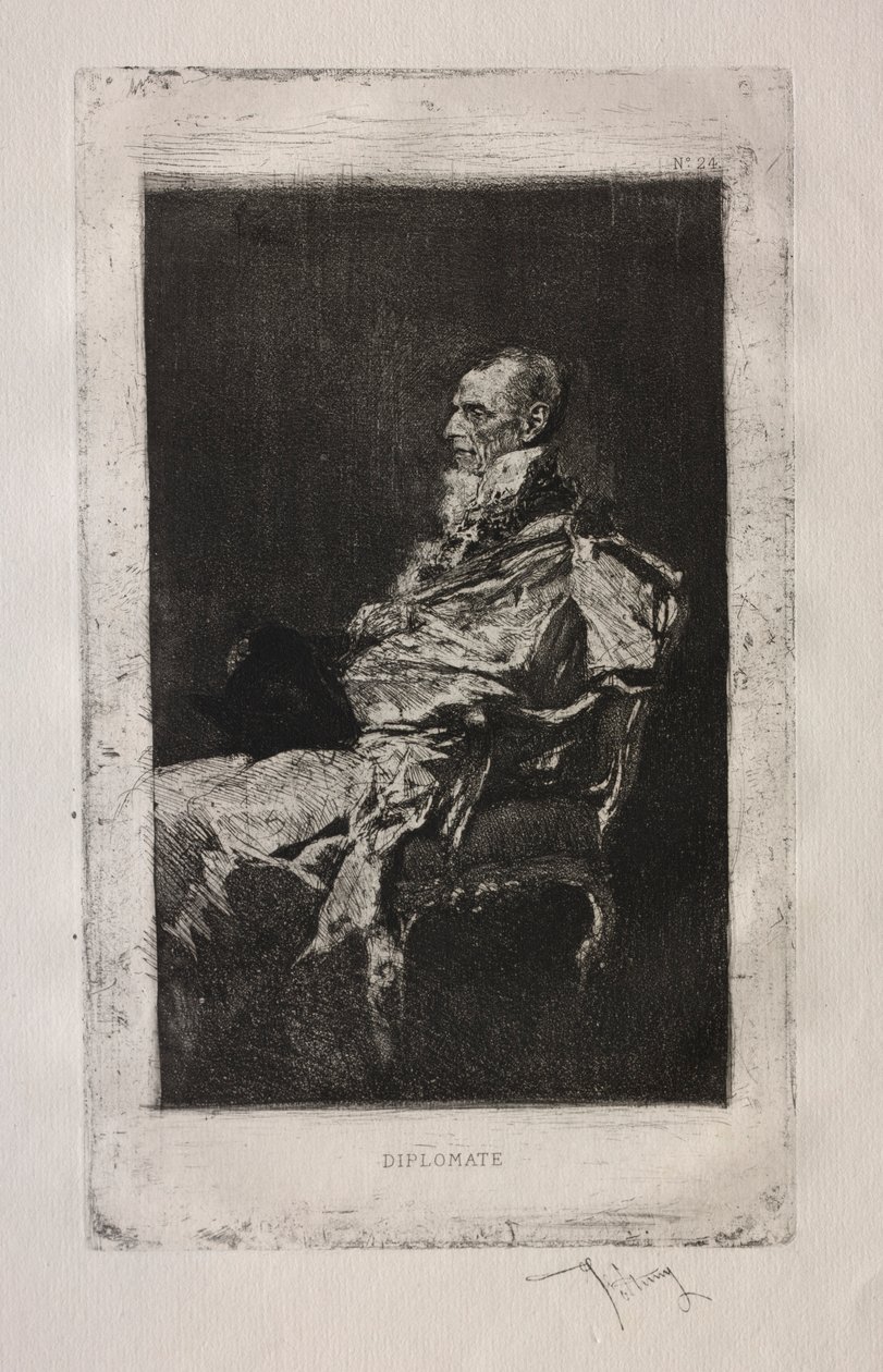 Diplomat af Mariano Fortuny y Marsal