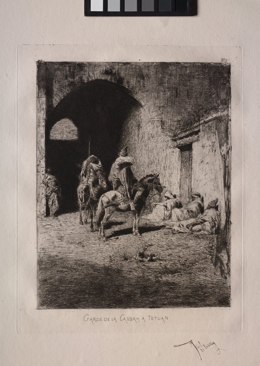 Casbah-vagten i Tétouan af Mariano Fortuny y Marsal