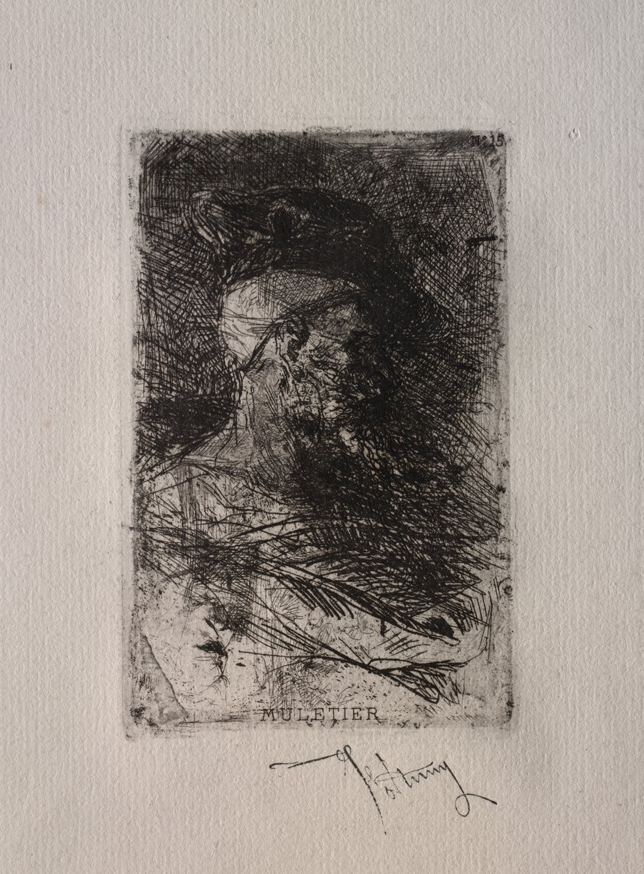 Mule driver af Mariano Fortuny y Marsal