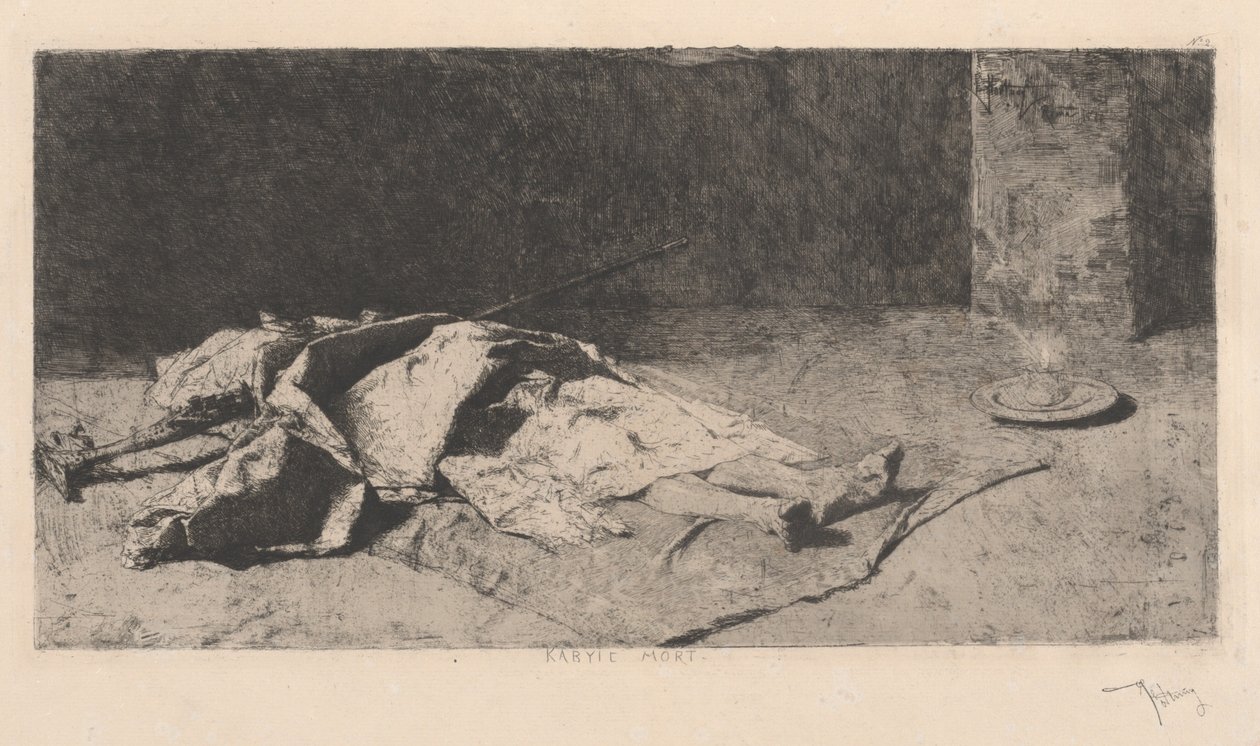 Død Kabyle af Marià Fortuny
