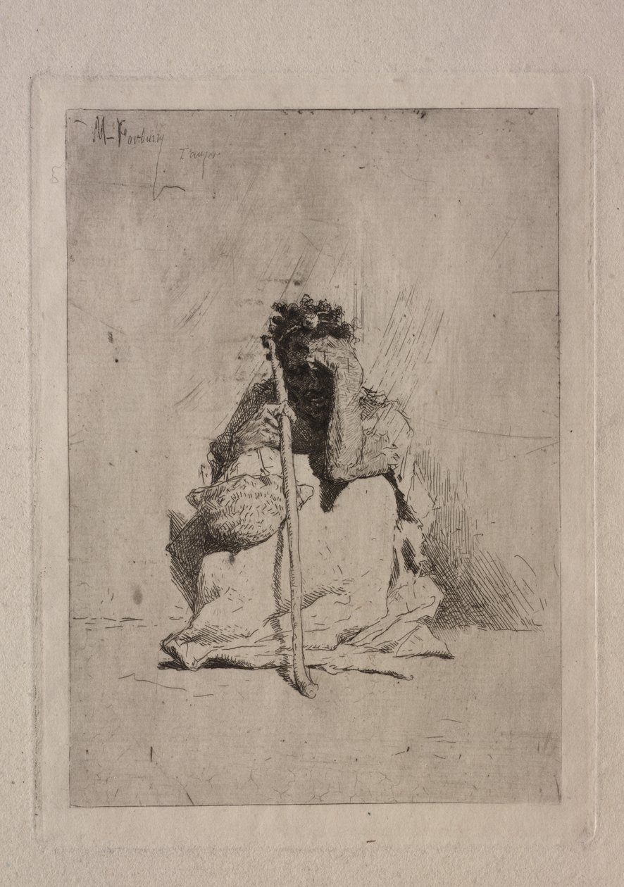 Siddende Tigger. af Mariano José María Bernardo Fortuny y Carbó