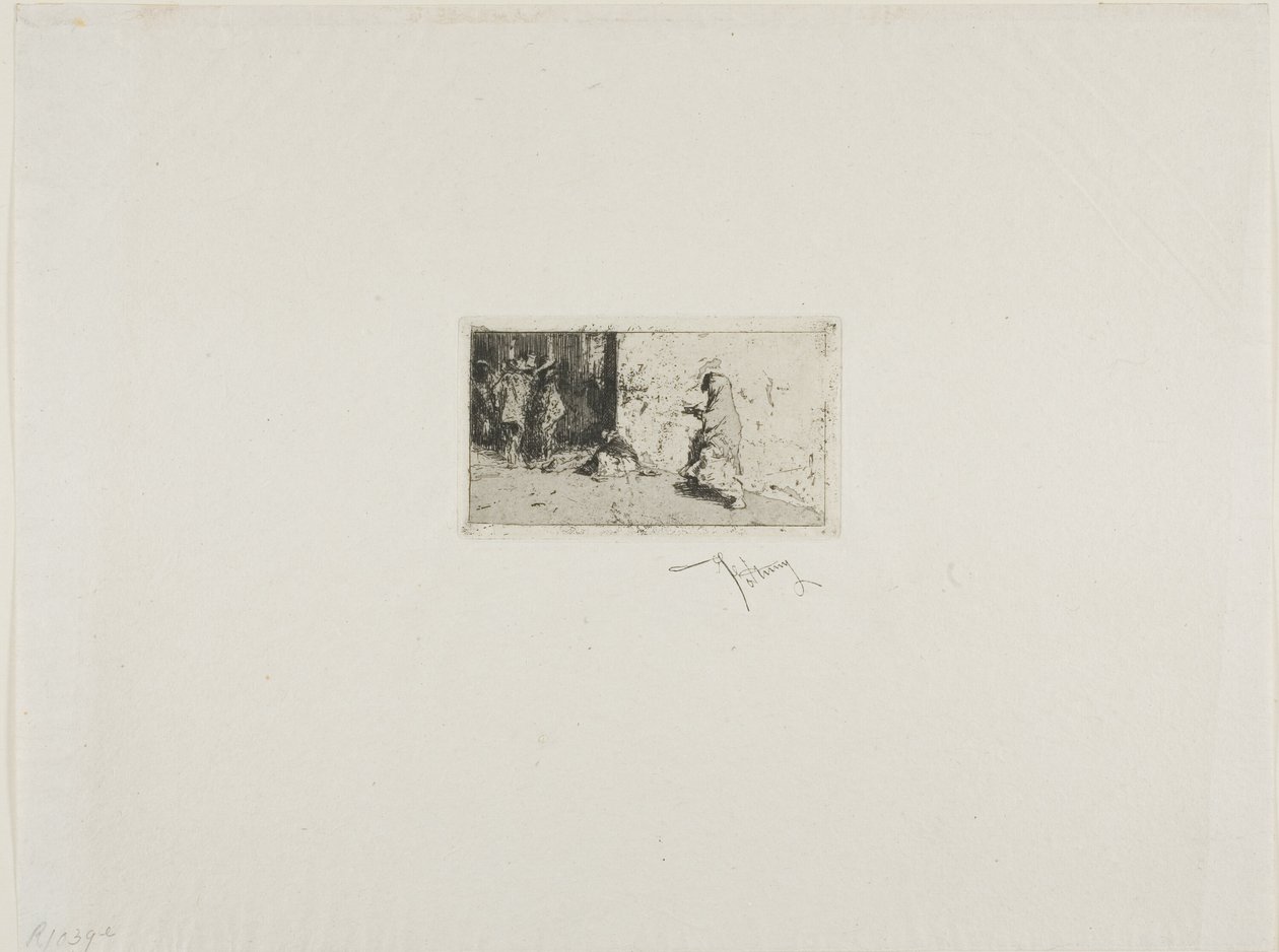 En gade i Sevilla af Mariano Fortuny y Marsal
