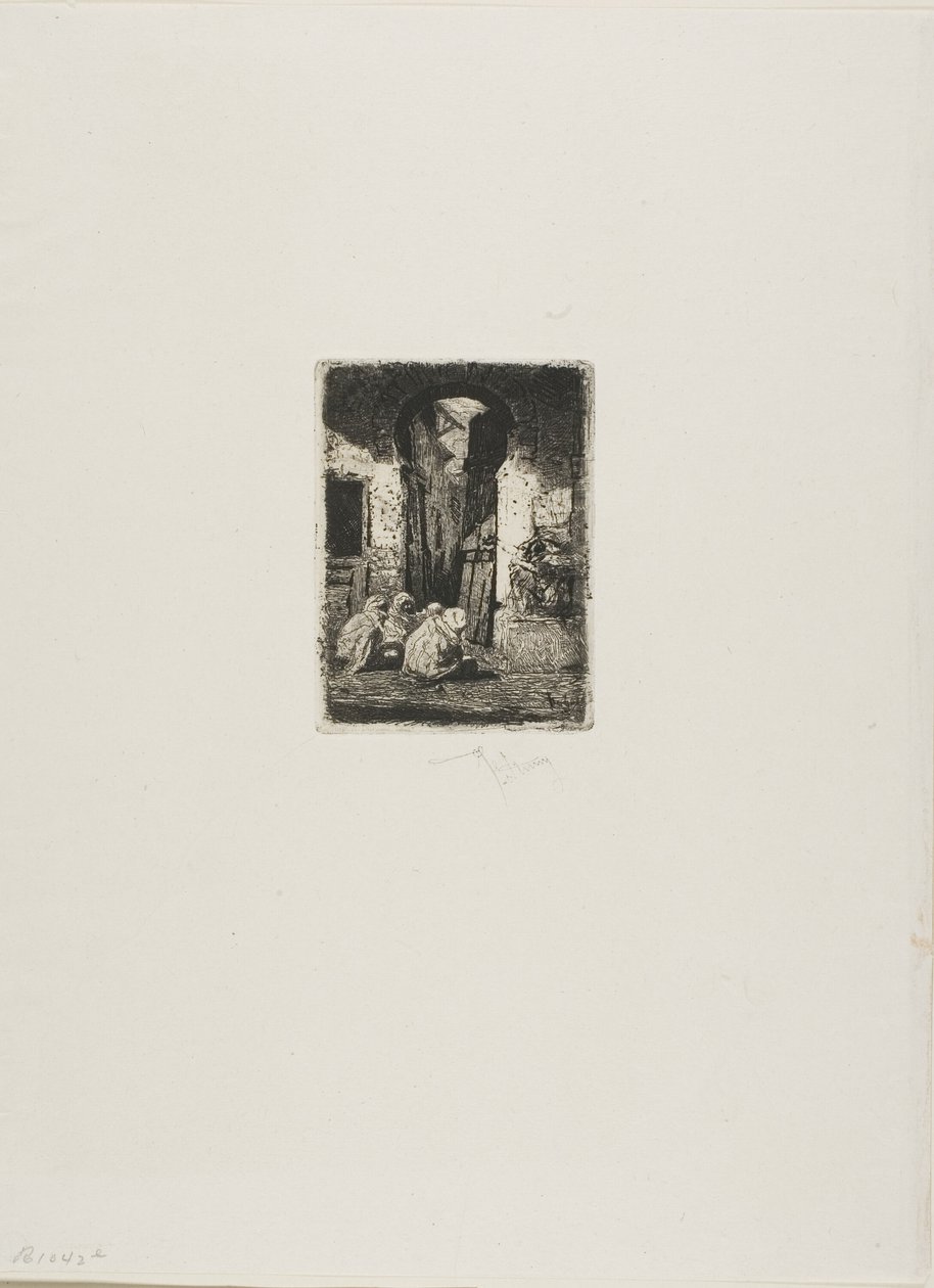 Tanger, Arabes Assis af Mariano Fortuny y Marsal