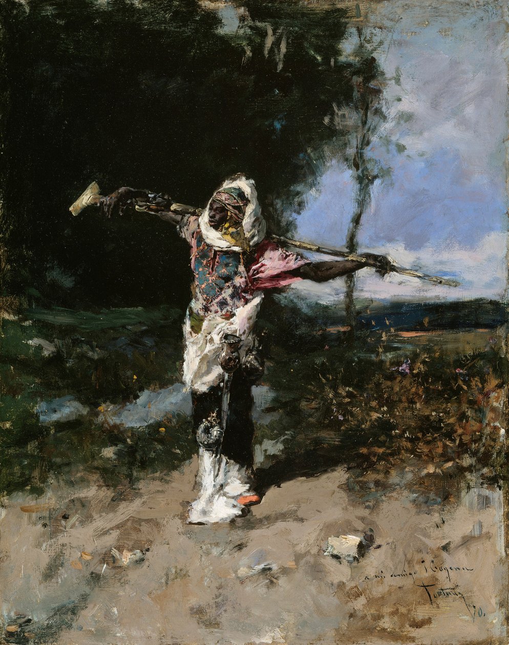 Afrikansk høvding, 1870. af Mariano José María Bernardo Fortuny y Carbó