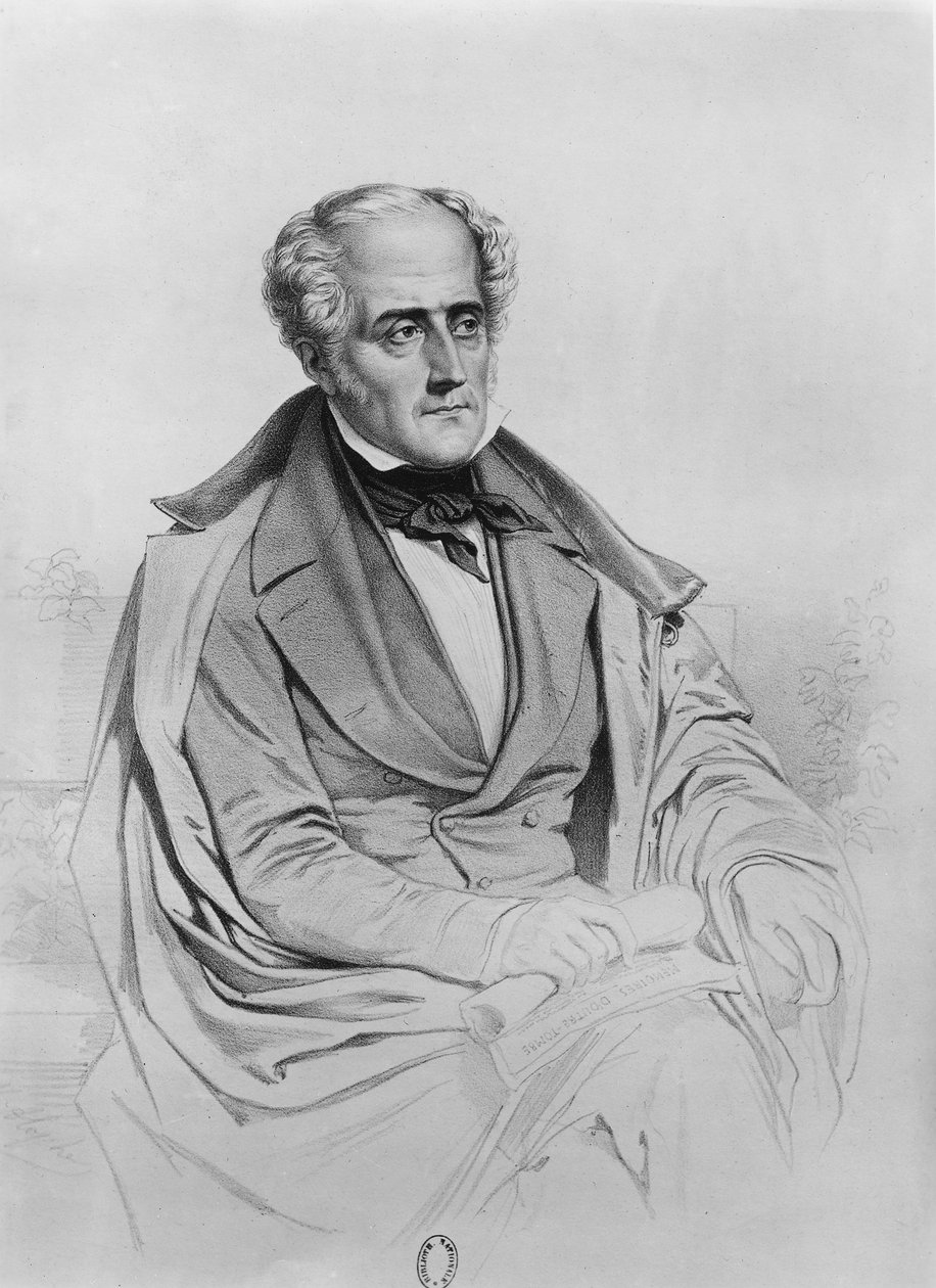 Portræt af Chateaubriand af Marie Alexandre Alophe