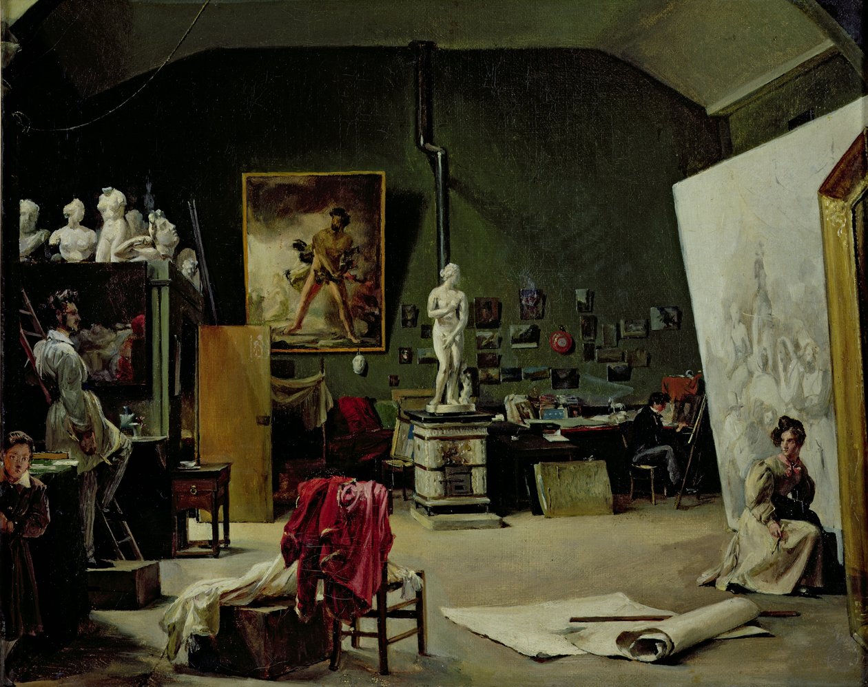 Leon Cogniets studie (1794-1880) af Marie Amelie Cogniet