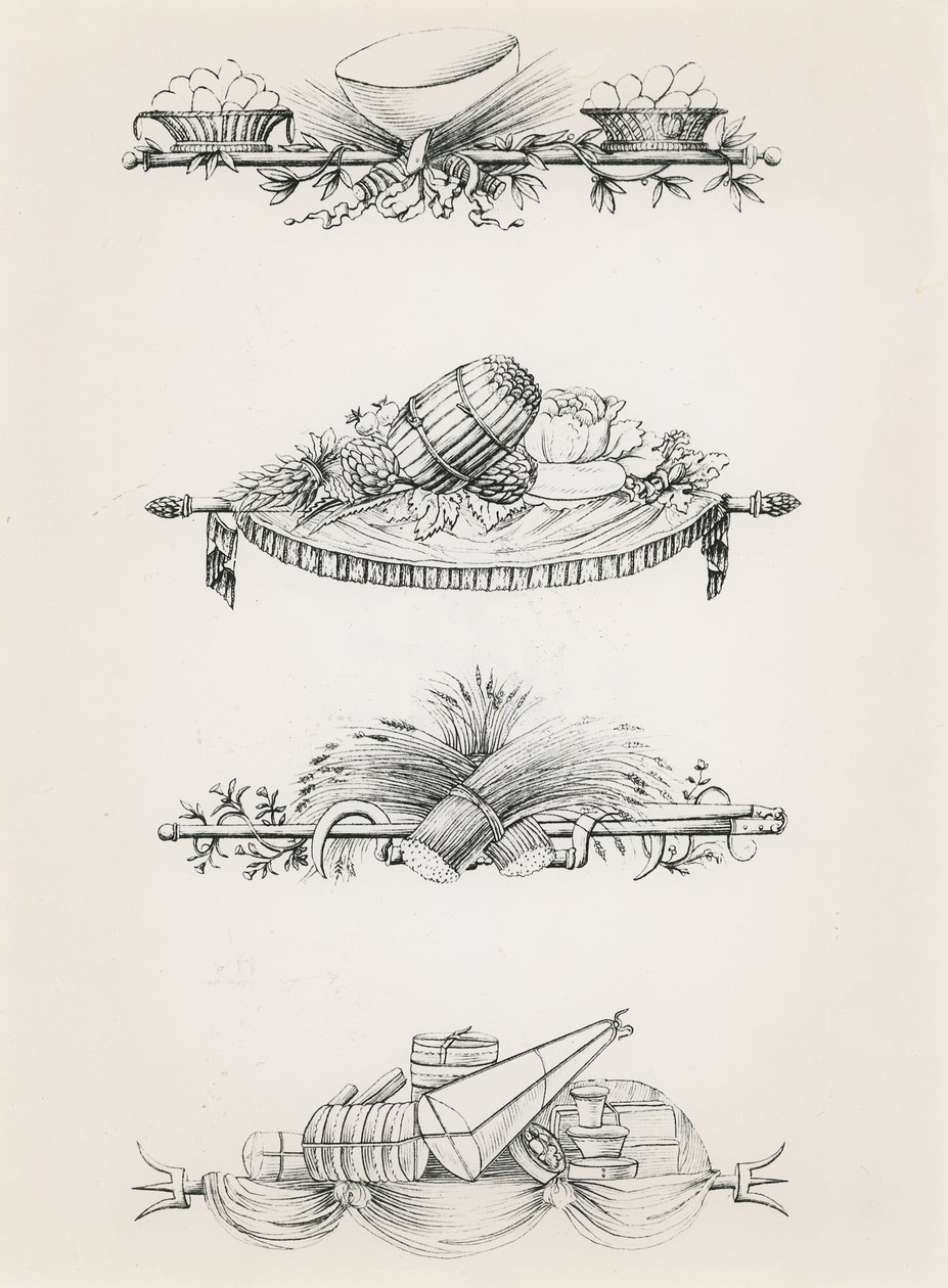 Vignetter fra en kogebog af Antoine Carême af Marie Antoine Careme