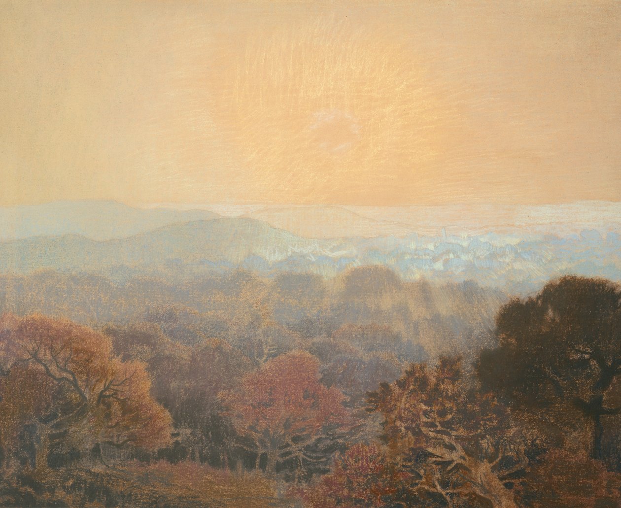 Landskab, ca. 1902 af Marie Auguste Emile Rene Menard