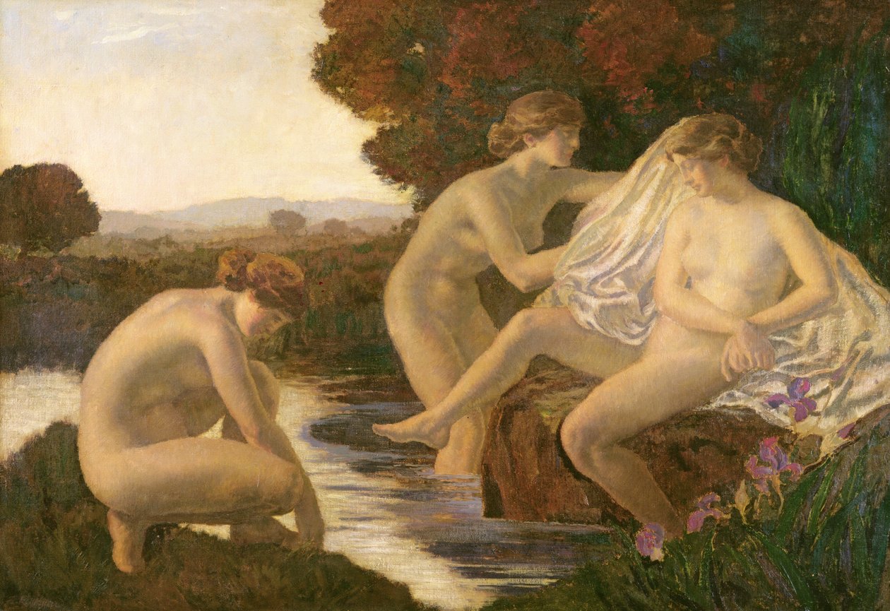 Dianas bad, 1920 af Marie Auguste Emile Rene Menard