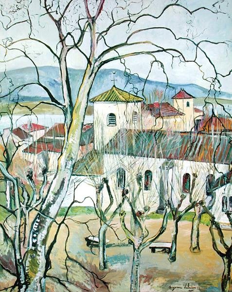 Landsbyen Saint-Bernard, Ain, 1929 af Marie Clementine (Suzanne) Valadon