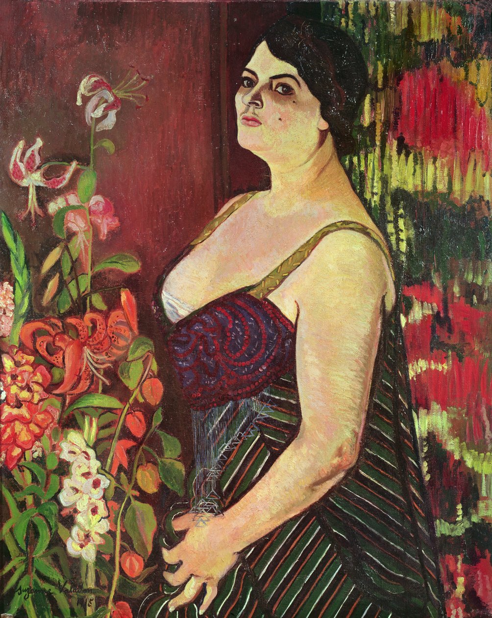Portræt af Madame Coquiot, 1918 af Marie Clementine (Suzanne) Valadon