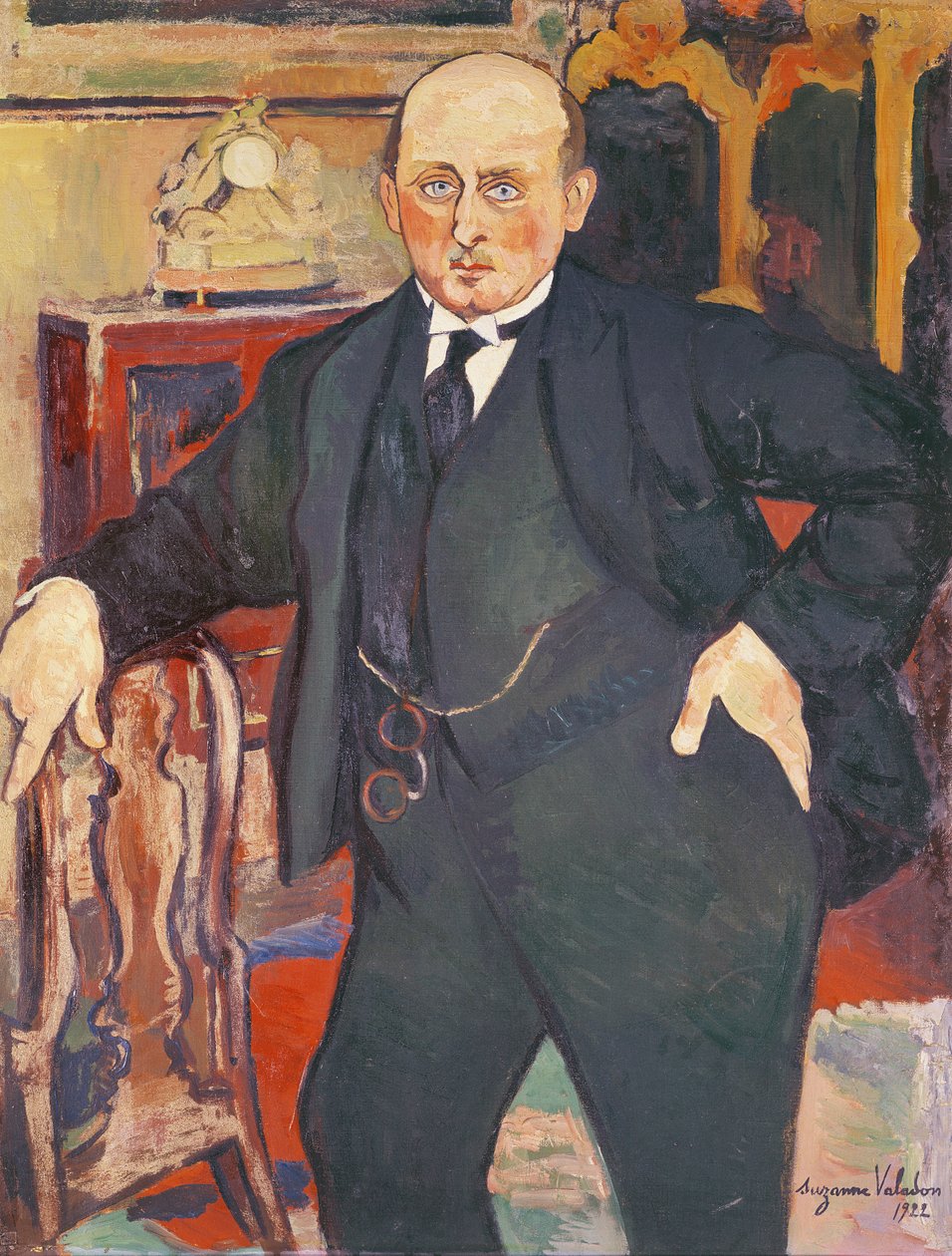 Portræt af Monsieur Mori, 1922 af Marie Clementine (Suzanne) Valadon