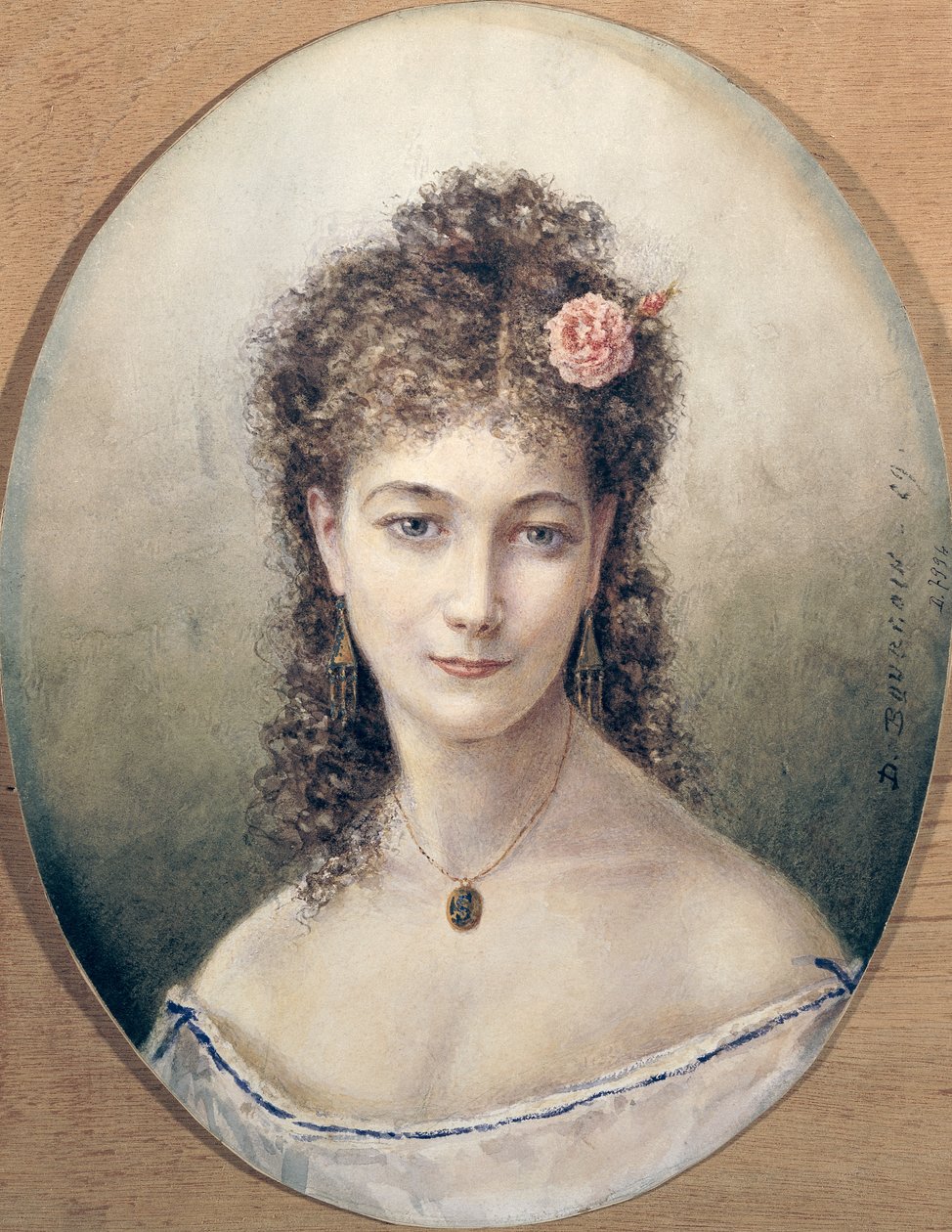 Sarah Bernhardt (1844-1923) 1869 af Marie Desire Bourgoin