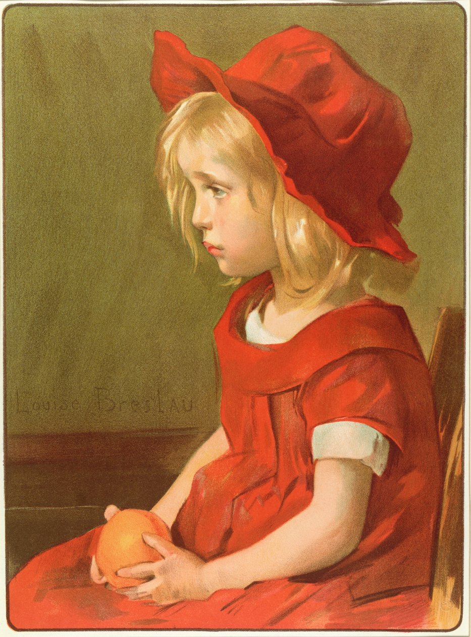Orange pige af Marie Louise Catherine Breslau